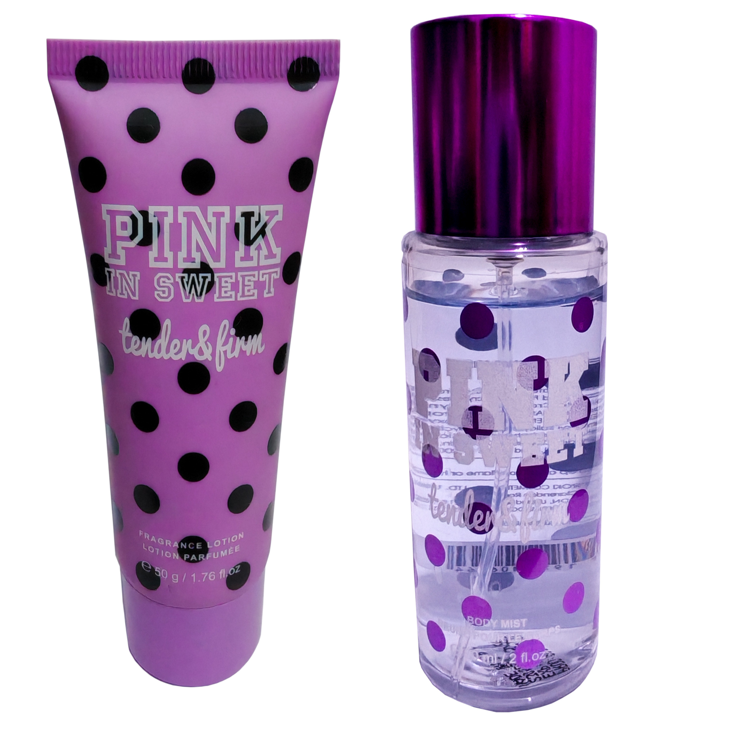 بادی اسپلش پینک این سوئیت مدل Tender and firm حجم 60 میلی لیتر به همراه لوسیون بدن پینک این سوئیت وزن 50 گرم بادی اسپلش پینک این سوئیت مدل Tender and firm حجم 60 میلی لیتر به همراه لوسیون بدن پینک این سوئیت وزن 50 گرم